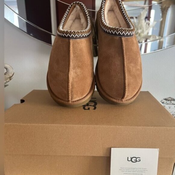 NEW UGG Women's Tasman Chestnut - Size 6-9 Sheepskin Slipper Shoe Clog Mules - Picture 4 of 7